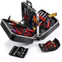 00 21 42 Mallette à outils « big Twin » Électro 63 pièces