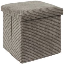 Coffre pouf collection victor taupe