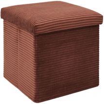 Coffre pouf collection victor taupe