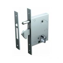 Coffre pour serrure a crochet954 et 955 pour tube carre de50