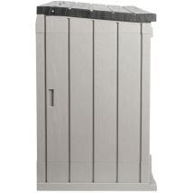 Toomax - Coffre De Jardin Storer Plus Xl - Résine - Capacité 1270l - Taupe Et Marron