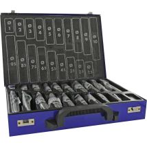 Tivoly - Mallette 170 forets métaux hss rectifiés pointe en croix ø 1 à 10mm par 1/2 access