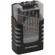 Schneider - coffret 25 forets acier M35 -cobalt professionnel -50605