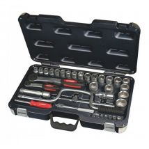 Coffret cliquet + 27 douilles 6 pans, 35 pieces