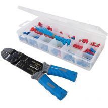 Silverline - Coffret pince à sertir avec cosses électriques (271 pièces)