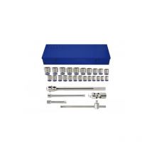 Coffret 3/4 28 pièces de 21 à 60mm kt pro American Design - King Tony