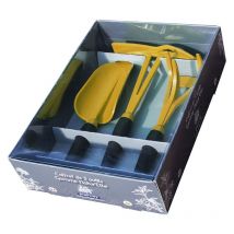 Coffret 3 outils de jardin gamme natur'elle - Jaune miel - Outils Perrin