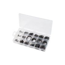 Équipement Express Sicoba – Coffret 300 Circlips 3-32mm – Matières, Longueur, Largeur, Mode de fixation