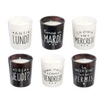 Bougie Parfumee X6 Coffret Humeur H5cm