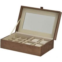 Coffret à bijoux avec miroir