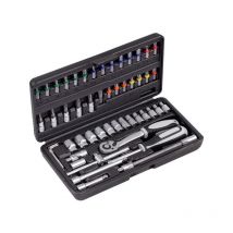 Coffret a clés et douilles Connex 52 pieces - Chrome-vanadium