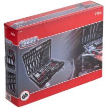 Connex - Coffret a douilles 216 pieces - Garantie 2 ans