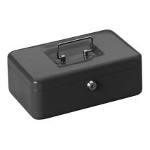Coffret à monnaie Alco AL-845-11 250x170x90mm Acier Noir
