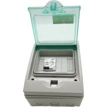 Onelec - Coffret ac monophasé 3KW avec différentiel type asi