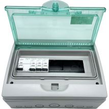 Onelec - Coffret ac monophasé 6KW avec différentiel type asi pour 2 onduleurs