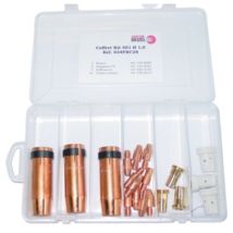 Coffret accessoires MIG Type 501 D1 – Kit de soudage MIG MAG – 3 Buses, 3 Supports TC, 3 Diffuseurs, 10 Tubes-contact – ABICOR BINZEL
