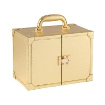 Paris Prix - Coffret Boîte à Bijoux 'Ericka' 29cm Or