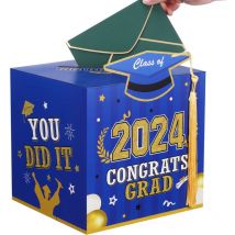 Feiyue - Coffret cadeau de remise de diplôme Enveloppes de félicitations Cartes Étui Boîtes à friandises Décorations de fête 2024 Voyage