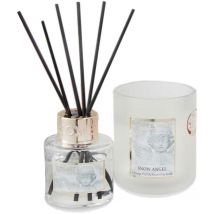 Coffret cadeau une bougie et un diffuseur à bâtons
