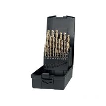 Van Ommen - Coffret de 25 forets par demi pour Inox de 1 à 13mm