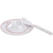 Amadeus Les Petits - Coffret coquetier avec cuillère Papillon