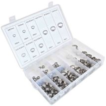 Collier de serrage – 170 pièces – Acier inoxydable SS304 – Plomberie chauffage