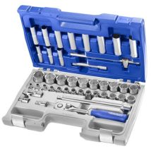 Coffret De Douilles Et Accessoires 1/2' Métriques 42 Pièces - E032908 - Expert By Facom