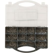 Coffret de 570 vis inox a2 auto taraudeuses