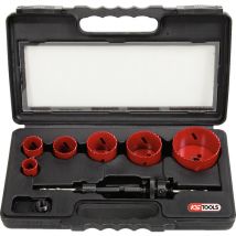 Coffret de 6 scies cloches, Ø22 à 68 mm