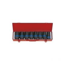 Coffret de 8 douilles longues à choc 3/4 - King Tony