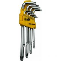 Coffret de 9 Clés Torx à double extrémité En Chrome Vanadium - Qualité Professionnelle