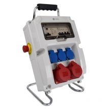 Nalto - Coffret De Chantier triphasé + monophasé pré-équipé avec arrêt d'urgence