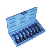 Asta - Coffret de clés six pans creux Visseuse à percussion 1/2 sw 5 6 8 10 12 14 17 19 Visseuse à percussion Noix pour Allen de noix de force Noix