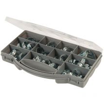 Fixman - coffret de colliers de serrage assortis 60 pièces 273218