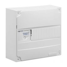 Coffret de communication bati start s - 1R/4 RJ45 GRD2TV/DTI quad/tv 2S : Solution compacte jusqu'à 1 Gbit/s de débit Ethernet, 4 ports RJ45, et une