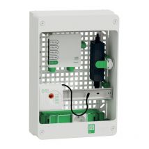 Schneider Electric - Coffret de communication - Resi9 5 ports PoE - 2 prises - grade 3 tv 6xRJ45