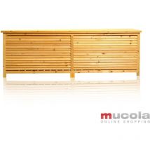 Mucola - Coffret de coussin de banquette en bois Coffret de jardin Coffret de jardin bois