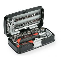 Coffret de douilles 1/4' compact 38 pièces Hanger 251005