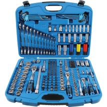 Bgs Technic - Coffret de Douilles Gear Lock 6,3 mm (1/4') / 10 mm (3/8') / 12,5 mm (1/2') 218 pièces