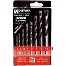 Wolfpack - Widia Professional Speed Drill Mallette 8 Pièces