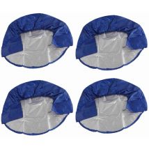 Coffret de protection de pneu 32 pouces pour camping-car, camion, voiture, camping-car, remorque, bleu