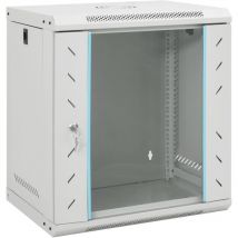Coffret de réseau mural 12U 19' IP20 53x40x60 cm Vidaxl