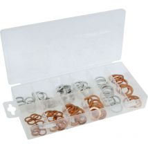 Coffret de rondelles en cuivre et aluminium de 10 à 18 mm x 100 pcs