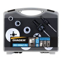 Coffret de scies cloches - Attachement : HEX - Type de coffret : Plombier - DIAGER