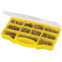 Coffret de vis à tête fraisée bichromatées 780 pcs Fixman 365265