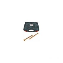Coffret de vis agglomérées - Acier Jaune - Tête fraisée - 1055 pièces - XPE0461901 - Xperty