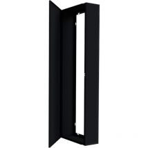 Atole - Coffret d'habillage 13 modules en acier noir - h. utile : 980 mm