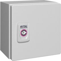 Rittal - kx 1553.000 Coffret d'installation, Boîtier mural 150 x 150 x 120 Tôle d'acier gris clair (ral 7035) 1 pc(s)