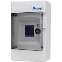Kopp - 350914040 Boîtier De Distribution Nombre De Divisions = 8 Nbr De Rangées = 1 Contenu 1 Pc(s) W244463