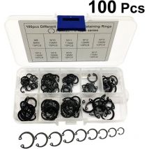 Coffret d'outils d'élasticité Coffret d'outils + kit de bagues élastiques Circlip de retenue 100
